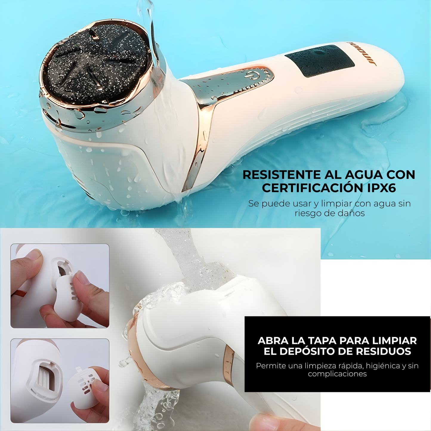 Kit Eléctrico Removedor de Callos para Pies