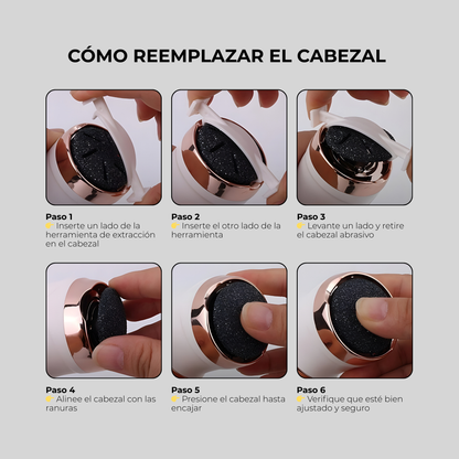 Kit Eléctrico Removedor de Callos para Pies